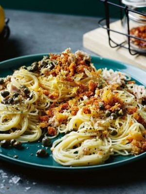 tuna and caper pasta with crispy breadcrumbs 154262 1